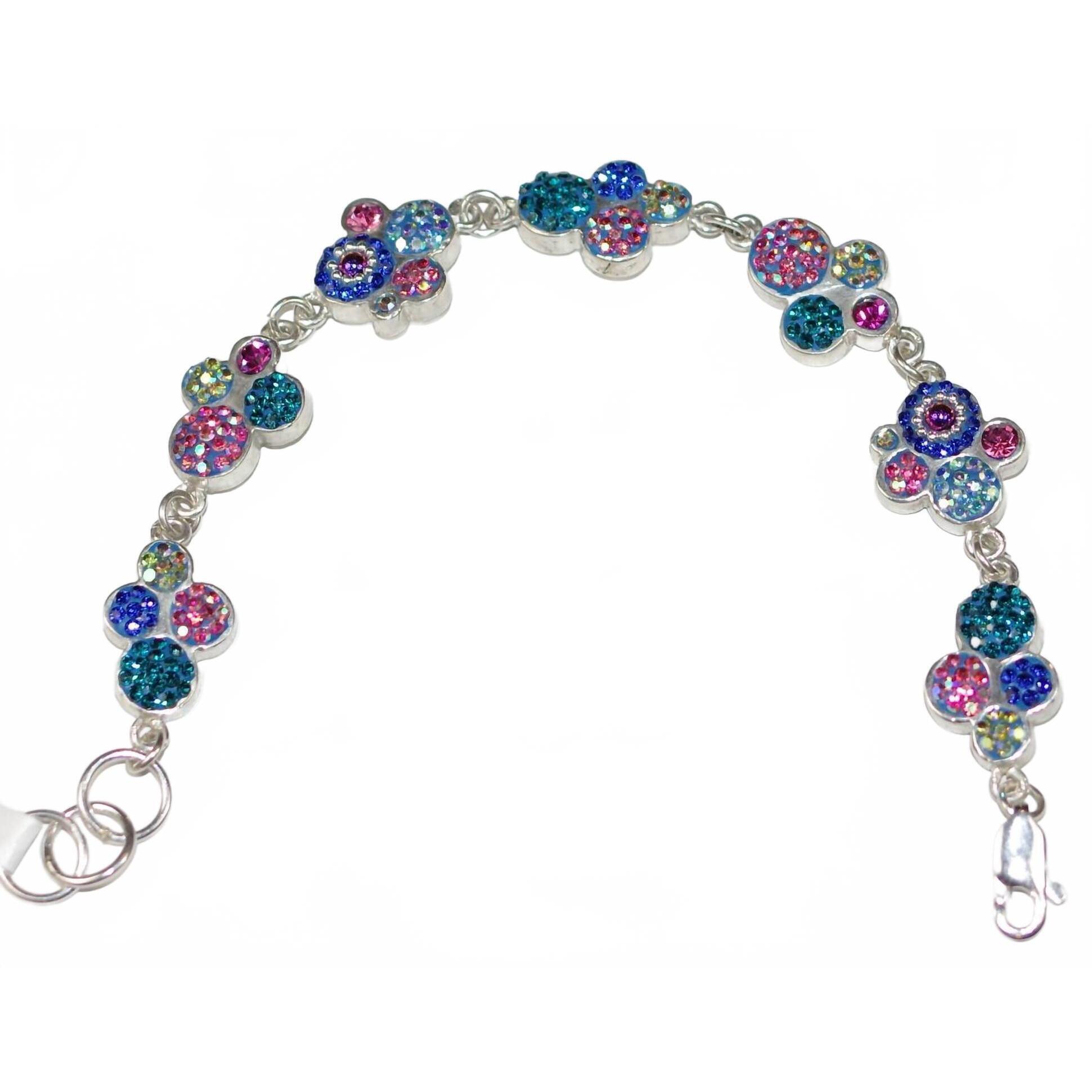 New Mosaico Women's Austrian Crystals Bracelet In Multicolor